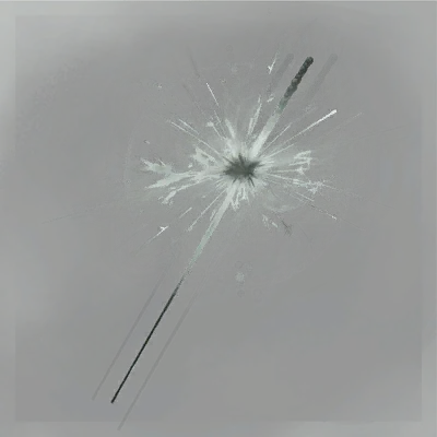 Progetto Stellina pirotecnica accesa intatta